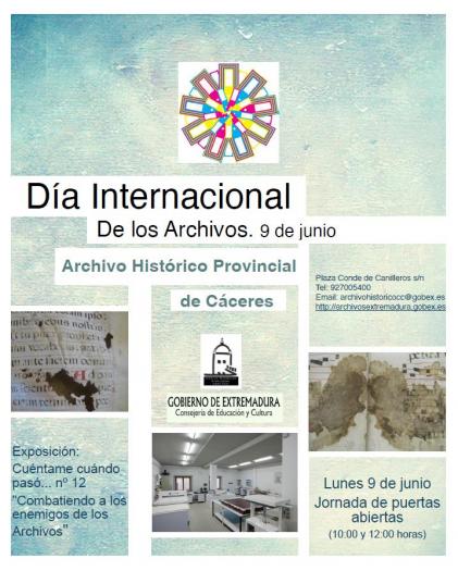 Educación y Cultura organza una jornada de puertas abiertas con motivo del Día Internacional de los Archivos