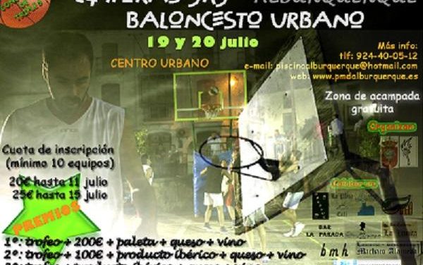 Alburquerque acoge la segunda edición del torneo 24 horas de baloncesto urbano