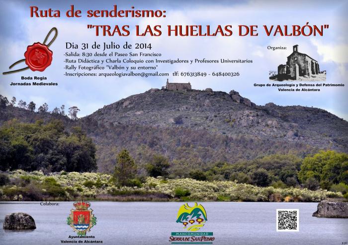 La ruta de senderismo “Tras las Huellas de Valbón» tendrá lugar este jueves en Valencia de Alcántara