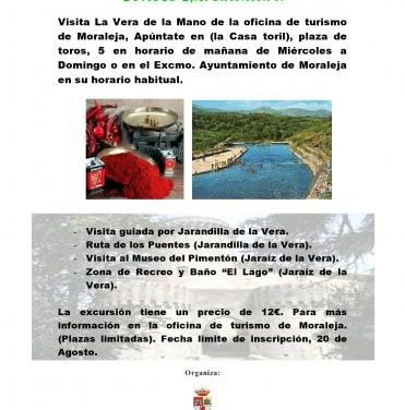La actividad Conoce Extremadura tendrá lugar el próximo 23 de agosto en la comarca de la Vera