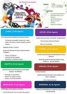 La semana cultural de Puebla de Argeme arrancará este lunes con espectáculos de comedia y teatro