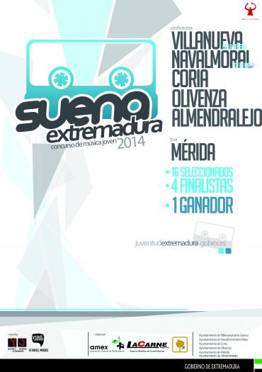 Cuatro grupos extremeños se batirán en Coria en el marco del certamen «Extremadura Suena 2014»
