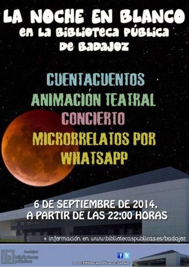 Centros dependientes de la Consejería de Educación y Cultura colaboran con La Noche en Blanco de Badajoz