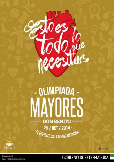 La II Olimpiada de Mayores de Extremadura reunirá mañana a 2.300 personas en Don Benito