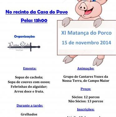 La localidad rayana de Porto da Espada recuperará el próximo día 15 la tradicional matanza del cerdo