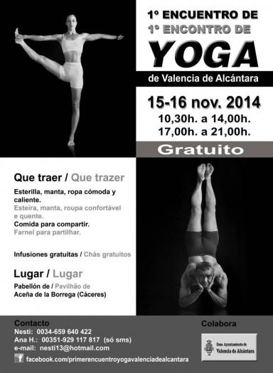 La Aceña de la Borrega acoge este fin de semana el I Encuentro de Yoga de Valencia de Alcántara