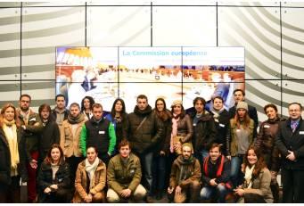 Las Diputaciones de Cáceres y Badajoz forman en Bruselas a un grupo de jóvenes emprendedores