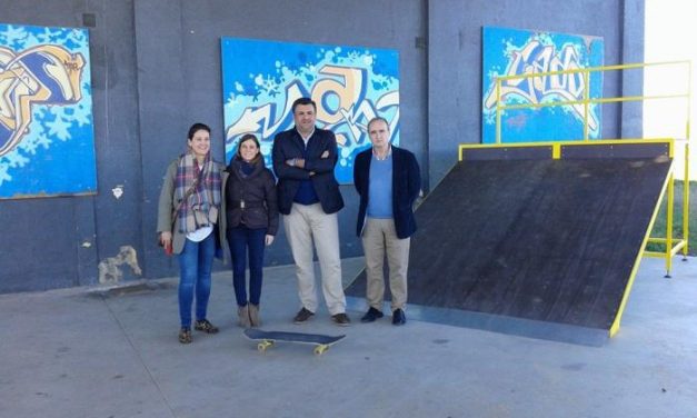 Las nuevas pistas de skate de Coria cuentan con 18.000 euros de inversión y ya están abiertas al público