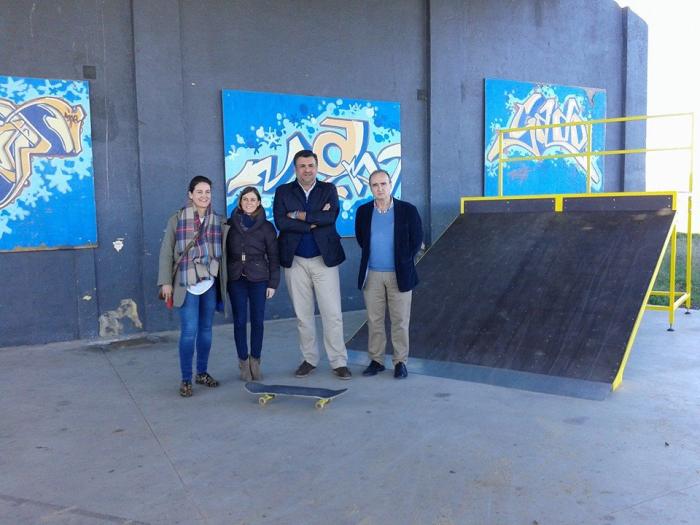 Las nuevas pistas de skate de Coria cuentan con 18.000 euros de inversión y ya están abiertas al público