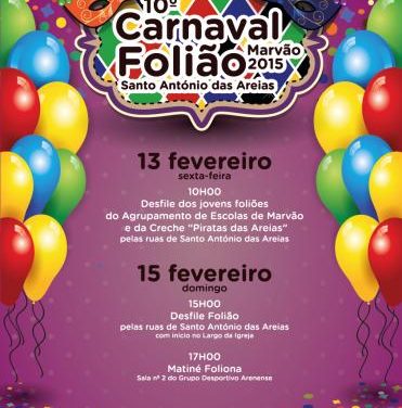 Marvão anima a los ciudadanos a vivir el X Carnaval Foliao en Santo António das Areias