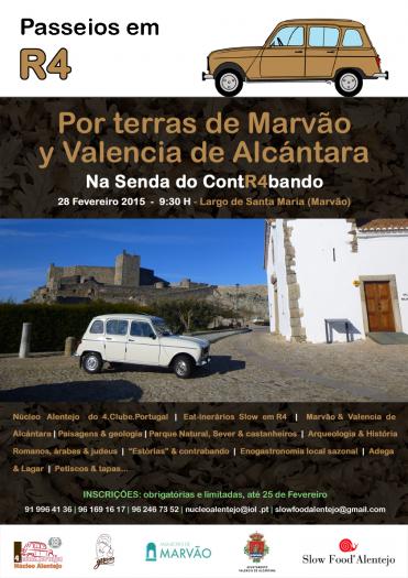 Marvão y Valencia de Alcántara se unen con «Slow Car» por la ruta del contrabando