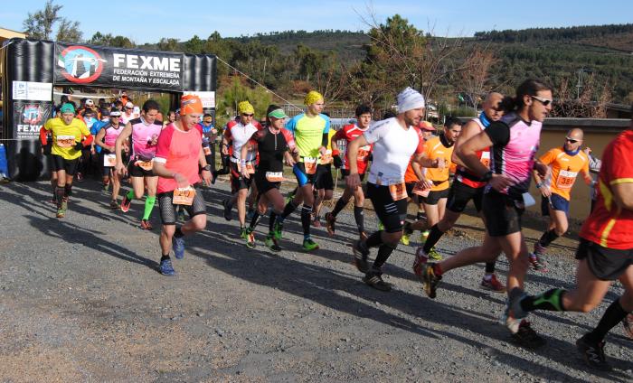 Más de 100 corredores participaron en Valencia de Alcántara en el “I Trail Running-Race, Valentrail”