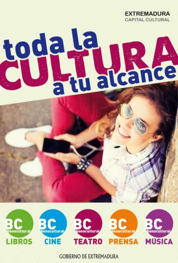 El Gobierno de Extremadura pone en circulación 99.000 bonos culturales para jóvenes de 18 a 30 años