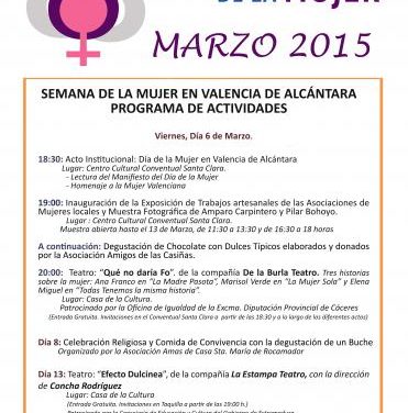 Valencia de Alcántara homenajea a Josefa Ortés Guapo en el Día Internacional de la Mujer