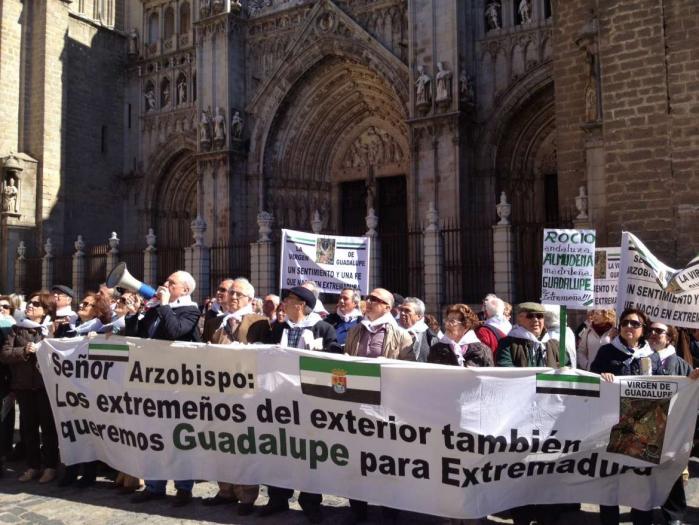 El Gobierno de Extremadura se suma a la concentración de Toledo para reclamar la extremeñidad de Guadalupe