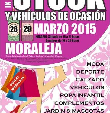 El centro ferial de Moraleja acogerá este fin de semana la IX Feria del Stock y el Vehículo de Ocasión