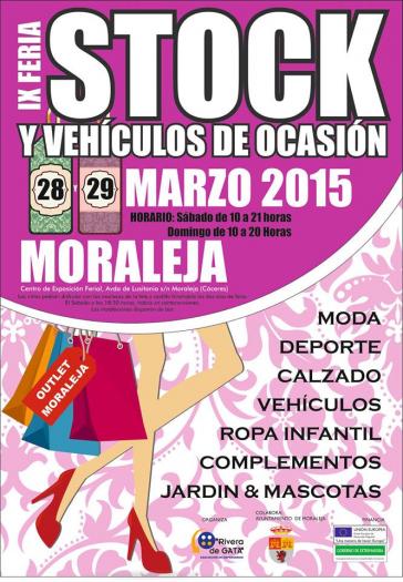 El centro ferial de Moraleja acogerá este fin de semana la IX Feria del Stock y el Vehículo de Ocasión