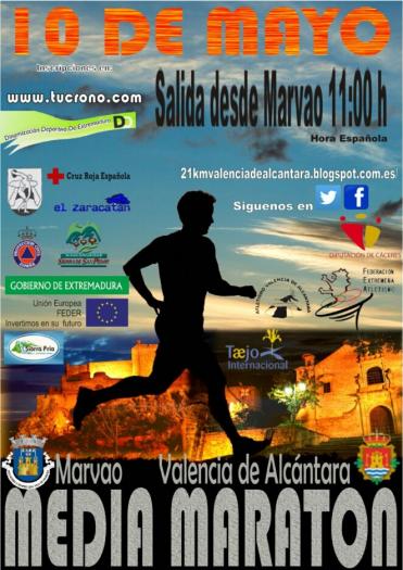 Valencia de Alcántara y Marvão se unirán el 10 de mayo en la primera Media Maratón