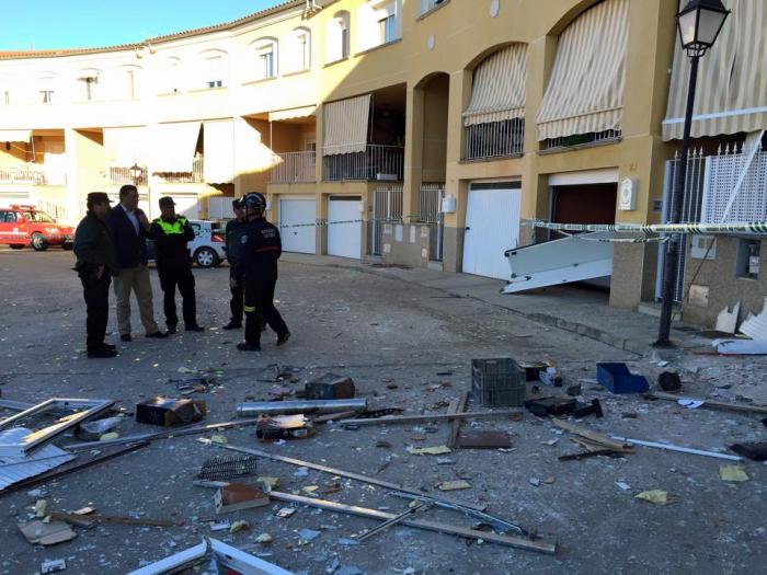 El alcalde de Coria declara que se han encontrado explosivos en la vivienda en la que se produjo la deflagración