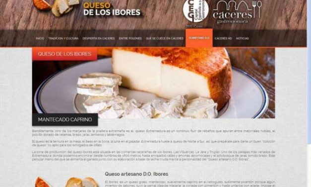 El queso de los Ibores protagoniza la DOP de abril en el programa de Cáceres, Capital Gastronómica
