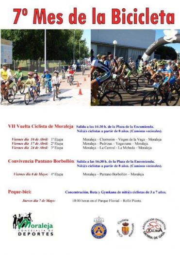 El Ayuntamiento Moraleja diseña rutas por parajes naturales con motivo del VII Mes de la Bicicleta