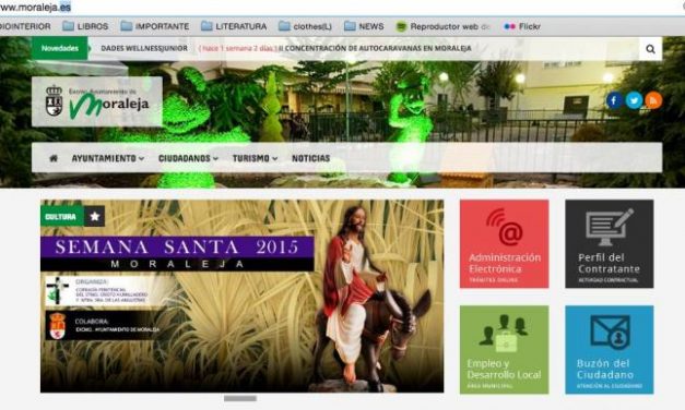 El Ayuntamiento de Moraleja moderniza su página web oficial para hacerla más accesible a los ciudadanos
