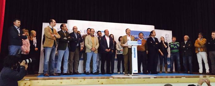 Monago acompaña a los candidatos a la alcaldía de los ayuntamientos de la comarca de Sierra de Gata