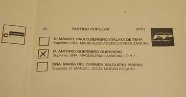 El Partido Popular expedienta al candidato pacensse, Antonio Guerrero, por las papeletas del Senado
