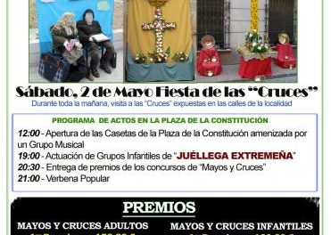 Valencia de Alcántara repartirá más de 500 euros en los concursos de Los Mayos y Las Cruces
