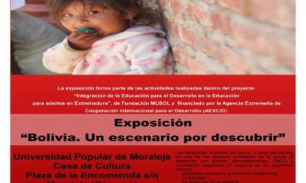 La exposición «Bolivia, un escenario por descubir» continuará en Moraleja hasta este jueves