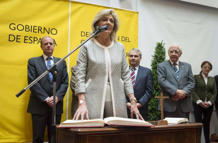 Monago pide a la delegada del Gobierno que trabaje para que los extremeños sean escuchados en España