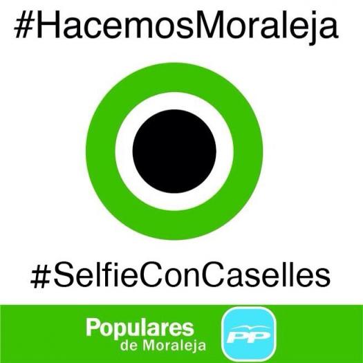 El PP de Moraleja pone en marcha la campaña «Selfie con Caselles» para acercarse a los vecinos