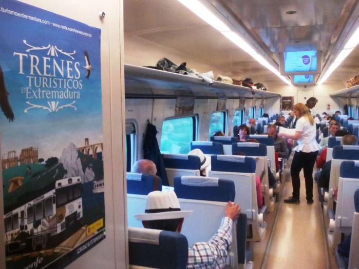 Las experiencias en Trenes Turísticos de Extremadura atraviesan su ecuador con lleno total