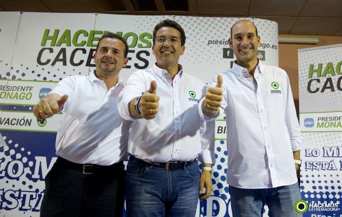 El PP de Moraleja da las claves de su programa electoral acompañado por Fernando Manzano