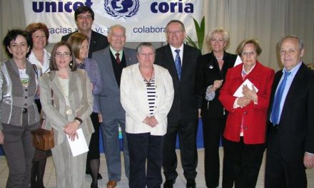 Unicef Coria recauda unos 2.500 euros en la cena benéfica a la que asistieron 103 personas