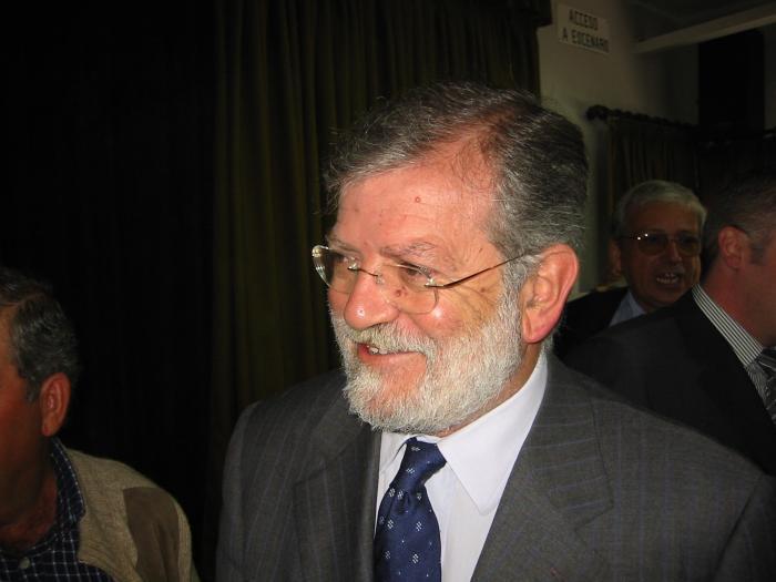 El expresidente Rodríguez Ibarra participa este martes en un acto electoral en Valencia de Alcántara