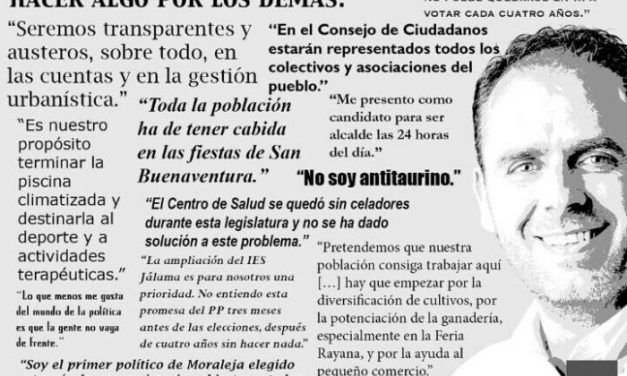 Herrero hace balance de su campaña electoral y asegura que ha sido «limpia, libre de dimes y diretes»