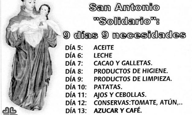Cáritas Torrejoncillo pondrá en marcha a partir de este viernes la campaña «Nueve días, nueve necesidades»