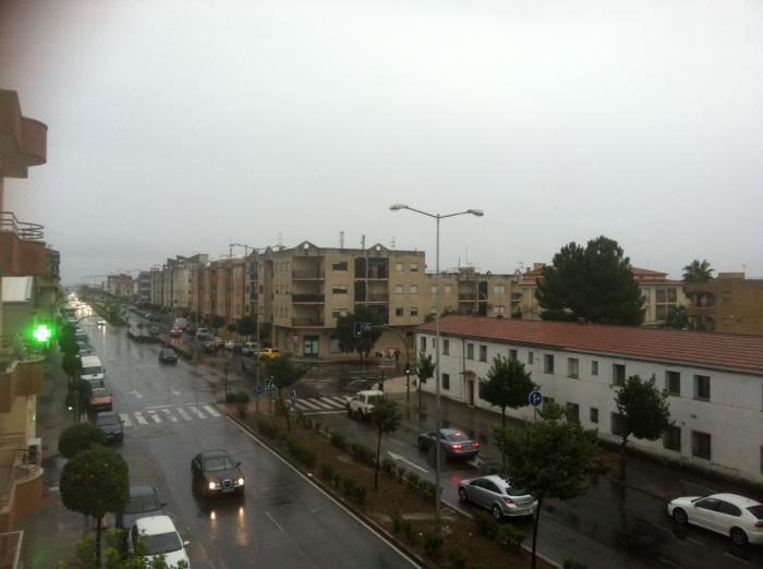 El 112 de Extremadura mantiene activa la alerta amarilla por lluvias en la zona del Tajo-Alagón