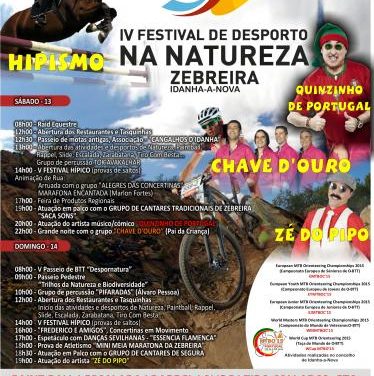 La localidad rayana de Zebreira celebrará este fin de semana la IV Feria del Deporte y la Naturaleza