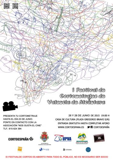 El I Festival de cortometrajes de Valencia de Alcántara se celebrará este fin de semana con 16 producciones