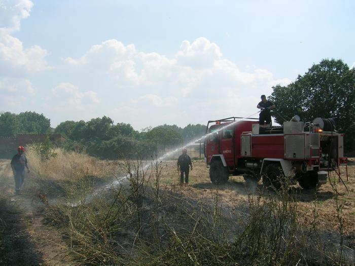 Arden cincuenta hectáreas de dehesa y matorral cerca del municipio de Pedroso de Acim
