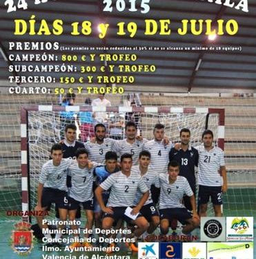 Valencia de Alcántara acogerá este fin de semana el torneo 24 horas de fútbol sala