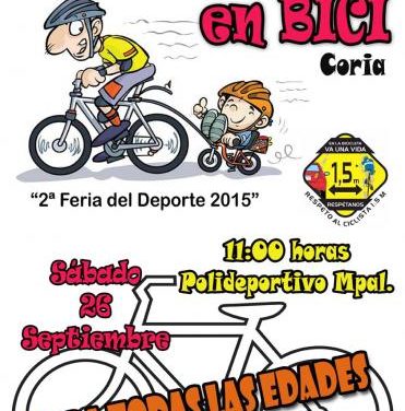 El Club Ciclista Cauriense organiza una marcha urbana en bicicleta que tendrá lugar el 26 de septiembre