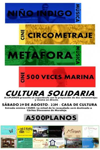 La asociación «A 500 Planos» celebra este sábado un evento cultural solidario en Moraleja