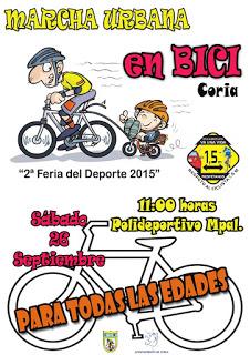 El Club Ciclista Cauriense y el consistorio organizan una ruta urbana en bicicleta para todas las edades
