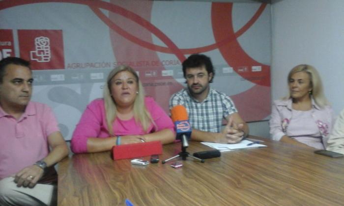 El PSOE de Coria prevé personarse como acusación particular en la querella del arquitecto contra el alcalde