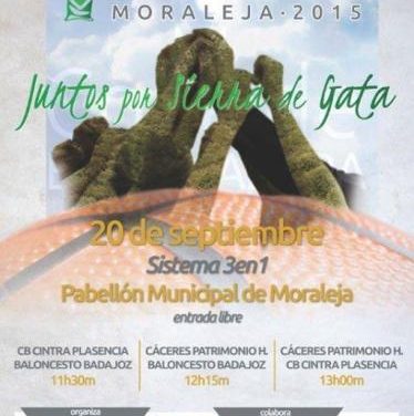 Moraleja valora positivamente la celebración de la Copa de Extremadura de Baloncesto