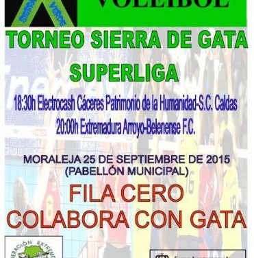 Moraleja acogerá este viernes un torneo de voleibol a favor de los afectados por el fuego de Sierra de Gata