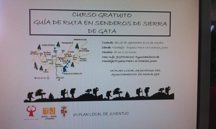 El Espacio para la Creación Joven de Moraleja acogerá un curso de guía turístico por senderos de Sierra de Gata